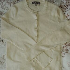 J. Crew Women's Soft Cream Cardigan